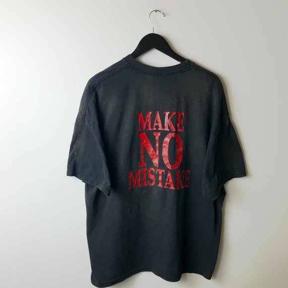 Bleached Vintage Freedom Still Rings Make No Mistake T Shirt Adult Black XL Logo - Picture 13 of 16